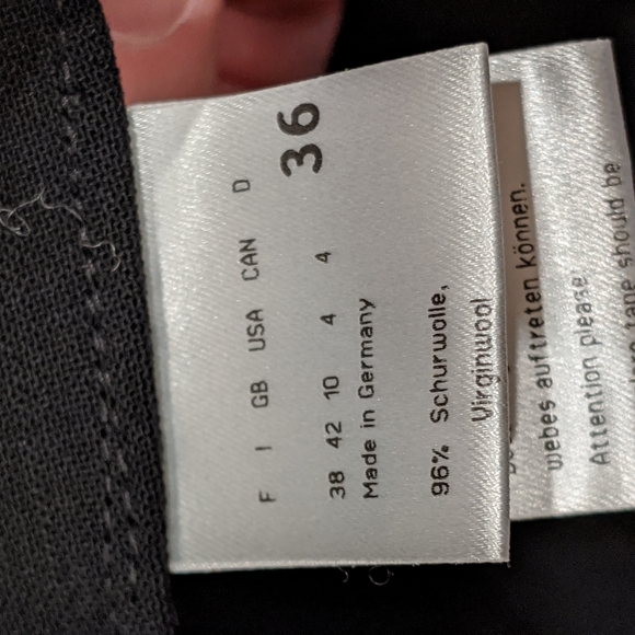 STRENESSE GABRIELE STEHLE Career Wool Jacket Sz 4 - Picture 8 of 8